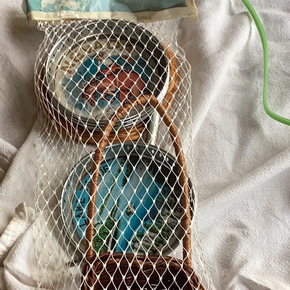 🦋 Butterfly Wooden COASTERS VINTAGE  Set of 4 Coasters BOHEMIAN - Picture 8 of 16